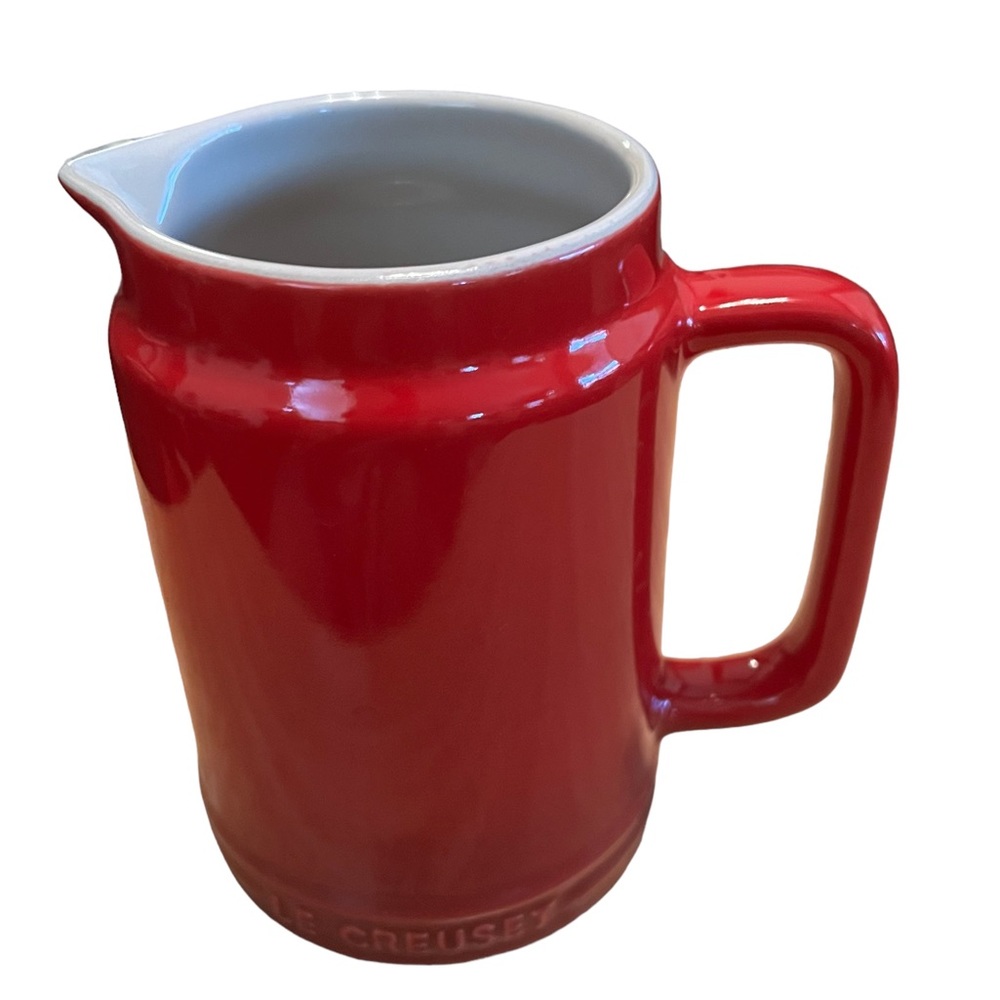 NWT Le Creuset Stoneware Sauce Jar - Cerise - Picture 3 of 6